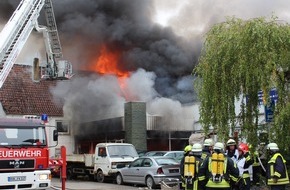 Polizeidirektion Kaiserslautern: POL-PDKL: Brand einer Werkstatthalle