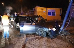Polizeidirektion Pirmasens: POL-PDPS: Verkehrsunfall unter Alkoholeinwirkung