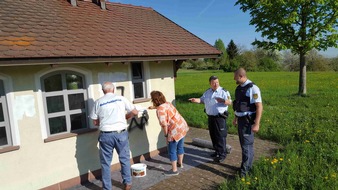 Polizeipräsidium Karlsruhe: POL-KA: (Enzkreis)Kämpfelbach-Ersingen -  Verunstaltungen an Wendelinskapelle beseitigt