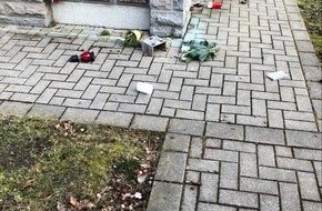 Kreispolizeibehörde Oberbergischer Kreis: POL-GM: 280221-0142: Vandalismus auf dem Westfriedhof