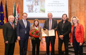 Klüh Service Management GmbH: Klüh Stiftung zeichnet Kinderneurologin aus / Förderpreis für Forschung zu kindlichen neurodegenerativen Erkrankungen
