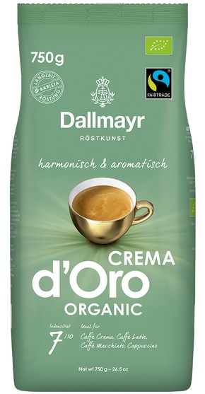 NEU: Dallmayr Crema d&#039;Oro Organic