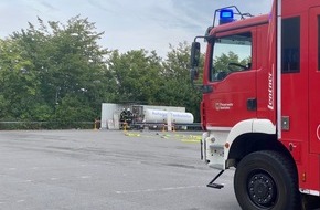 Feuerwehr Iserlohn: FW-MK: Gasausströmung an einer Autogas-Tankstelle