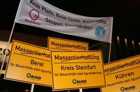 Deutscher Tierschutzbund e.V.: "Schluss mit staatlicher Förderung der Massentierhaltung - Bauernhöfe statt Agrarfabriken!" (mit Bild)