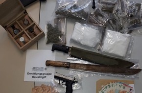 Polizeipräsidium Mannheim: POL-MA: Mannheim-Stadtgebiet: Fünf Tatverdächtige wegen Verdachts des Handeltreibens mit Betäubungsmitteln in nicht geringer Menge in Haft - Sicherstellung von 1,7 Kilogramm Amphetamin