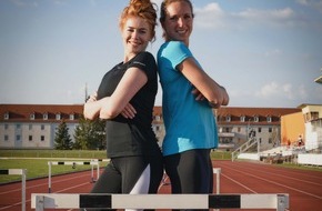 ProSieben: Palina Rojinski fordert in Joko Winterscheidts Show "Beginner gegen Gewinner" die Europameisterin im Hürdenlauf heraus