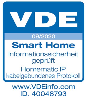 Smart Home rundum sicher: VDE zertifiziert Protokoll-, IT- und Datensicherheit von Homematic IP