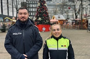 Polizei Hagen: POL-HA: Präsenz auf dem Hagener Weihnachtsmarkt - Polizei Hagen setzt auf die Unterstützung durch rumänische Polizeibeamte