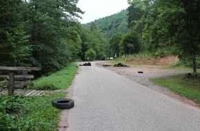 Polizeidirektion Landau: POL-PDLD: Annweiler - Illegale Reifenentsorgung im Wellbachtal