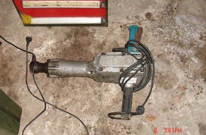 Polizeiinspektion Harburg: POL-WL: Werkzeuge aufgefunden, Eigentümer gesucht