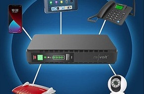 PEARL GmbH: Schutz vor Datenverlust und Ausfall: revolt Mini-UPS für unterbrechungsfreie Stromversorgung, 8.800 mAh, USB / DC