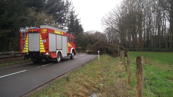 FW-WRN: Sturmlage &quot;Friederike&quot; verlief glimpflich