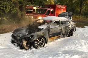 Polizeidirektion Kaiserslautern: POL-PDKL: Gestohlenes Auto brennt komplett aus