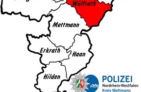 Polizei Mettmann: POL-ME: Auffahrunfall mit zwei leichtverletzten Beteiligten - Wülfrath - 2004046