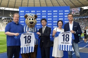 HERTHA BSC GmbH & Co. KGaA  : Yabo Sports wird erster regionaler Exklusiv-Partner von Hertha BSC in Asien