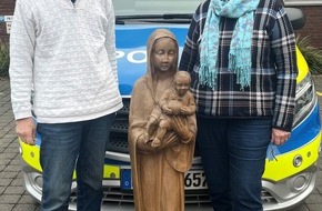 Polizei Münster: POL-MS: Eigentümer ermittelt - Polizei übergibt Madonnafigur