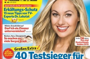 Bauer Media Group, auf einen Blick: Deutschland hat gewählt: Marietta Slomka ist die schönste Nachrichten-Frau / 
Aktuelle Umfrage von auf einen Blick - Judith Rakers auf Platz zwei