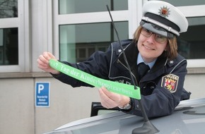 Polizeipräsidium Koblenz: POL-PPKO: Unterwegs mit dem grünen Band der Hoffnung - Polizei unterstützt Kinderhospizarbeit