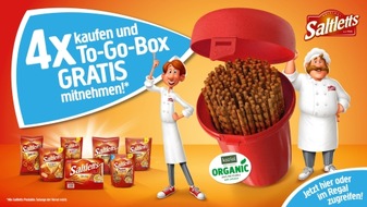 The Lorenz Bahlsen Snack-World GmbH & Co KG Germany: Presseinformation Lorenz: Saltletts Promotion Koziol-To-Go-Box