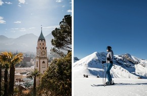 Hotel Westend ***: Der Meraner Winter - ein unvergessliches Urlaubserlebnis zwischen Palmen und verschneiten Berggipfeln