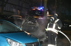 Feuerwehr Dortmund: FW-DO: Erneuter PKW-Brand im Kreuzviertel