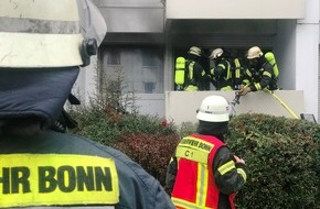Feuerwehr und Rettungsdienst Bonn: FW-BN: Wohnungsbrand in Bonn-Medinghoven.