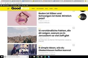 Bibel TV: Virale Formate für gehaltvolle Themen: neue Plattform "GoodBuzz" geht online / Christliche Ideenschmiede bringt Lebensthemen im Buzzfeed-Stil