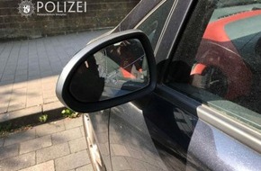 Polizeipräsidium Westpfalz: POL-PPWP: Spiegelglas zerschlagen
