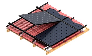 IBC Solar AG: L'élégance alliée à l'ingéniosité : le nouveau système d'insertion TopFix 200 par IBC SOLAR / Lancement commercial du système de montage noir pour toitures à tuiles