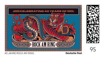 PM: 40 Jahre Rock am Ring: Deutsche Post gibt limitierte  Briefmarken-Sonderedition zum Jubiläum des legendären Festivals heraus