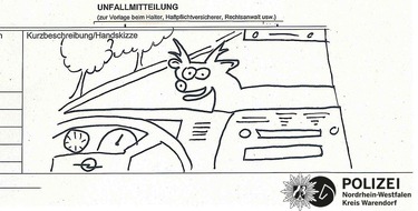 Polizei Warendorf: POL-WAF: Kreis Warendorf. Wo sich Fuchs und Has' guten Morgen sagen - vermehrt Wildwechsel auf den Straßen im Kreis
