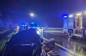 Feuerwehr Gevelsberg: FW-EN: Verkehrsunfall auf der BAB 1