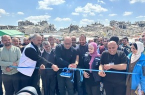 Johanniter Unfall Hilfe e.V.: Gaza: Gesundheitszentrum eingeweiht / In insgesamt 13 Einrichtungen stellen die Johanniter nun die medizinische Versorgung sicher