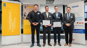 WI-Award – beste Abschlussarbeiten in Wirtschaftsingenieurwesen ausgezeichnet