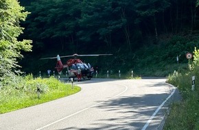 Polizeidirektion Landau: POL-PDLD: Motorradunfall mit verletzter Person