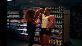 Bodybuilder Urs Kalecinski pumpt f&uuml;r Kauflands Auswahl und Frische