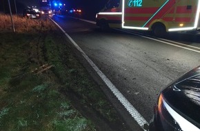Polizeiinspektion Delmenhorst / Oldenburg - Land / Wesermarsch: POL-DEL: LK Wesermarsch: Verkehrsunfall mit fünf Fahrzeugen und drei leicht verletzten Personen auf der B212 in Stadland +++ Nachtrag