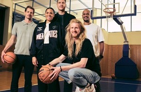 ProSieben: Dream-Team für die NBA: ProSieben und ProSieben MAXX starten mit Christoph "Icke" Dommisch, Alexander Schlüter, Ireti Amojo, Alex King und Patrick Femerling in die beste Basketball-Liga der Welt