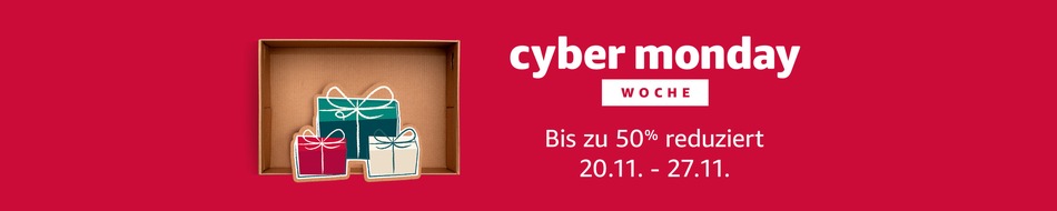 Amazon.de: Oh du fröhliche Schnäppchenzeit: Erfolgreichste Cyber Monday Woche aller Zeiten auf Amazon.de