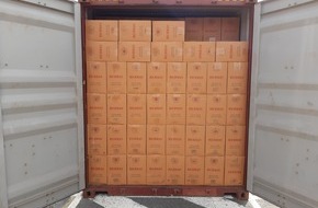 Zollfahndungsamt Hannover: ZOLL-H: 150 Container mit rund 1,5 Milliarden unversteuerten und unverzollten Zigaretten sowie ein dadurch verursachter Steuerschaden von 550 Mio. EUR ermittelt