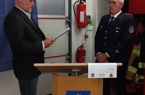 Feuerwehren der Stadt Eutin: FW Eutin: Ortswehrführung der Feuerwehr Fissau- Sibbersdorf wieder komplett