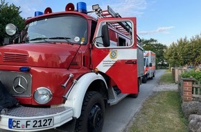 Feuerwehr Flotwedel: FW Flotwedel: Ortsfeuerwehr Langlingen befreit in Not geratenes Kind aus Zimmertür