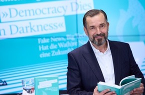 Brandstätter Verlag: Fake News, Big Tech, AI: Hat die Wa(h)re Nachricht eine Zukunft? Buchpräsentation Clemens Pig: „Democracy Dies in Darkness"