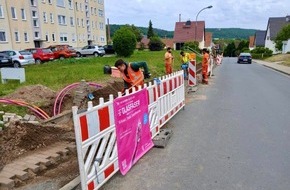 Deutsche Telekom AG: Kahla: Telekom startet Glasfaserausbau