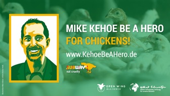 Albert Schweitzer Stiftung für unsere Mitwelt: Neuer Subway-Präsident Mike Kehoe kann ein Held werden