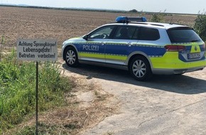 Polizeiinspektion Stade: POL-STD: Sprengkörper bei Ackerarbeiten in Balje gefunden