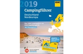 ADAC SE: Über 5500 Plätze geprüft und bewertet: Der ADAC 
Campingführer 2019 / Komplett neues Layout im größeren Buchformat / Rabatte mit der ADAC Campcard 2019