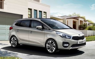 Kia Deutschland GmbH: Verkaufsstart des überarbeiteten Kia Carens