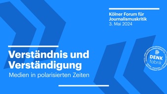 Deutschlandradio: Kölner Forum für Journalismuskritik am 3. Mai im Deutschlandradio-Funkhaus