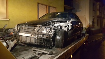 Polizeidirektion Worms: POL-PDWO: Verkehrsunfallflucht unter Alkoholeinfluss